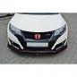 Preview: Cup Spoilerlippe Front Ansatz passend für v.1 HONDA CIVIC IX TYPE R