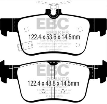 EBC Bremsbeläge Blackstuff Ultimax für Civic Type-R FK8