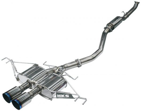 HKS Legamax Premium 76mm Abgasanlage ab Frontpipe für Civic Type-R FK8