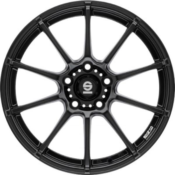 Sparco Assetto Gara matt black 8.5x19 ET47 - LK5/120 ML72.56