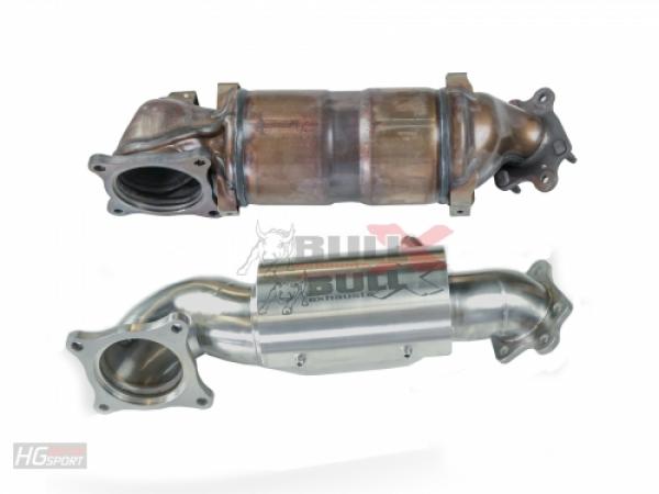 3,5" / 89mm Downpipe für Honda Civic Type R FK2