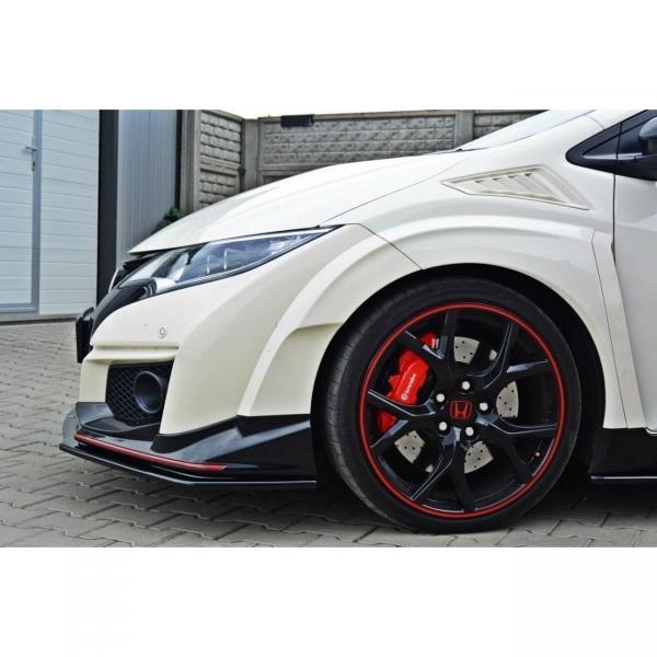 Cup Spoilerlippe Front Ansatz passend für v.1 HONDA CIVIC IX TYPE R